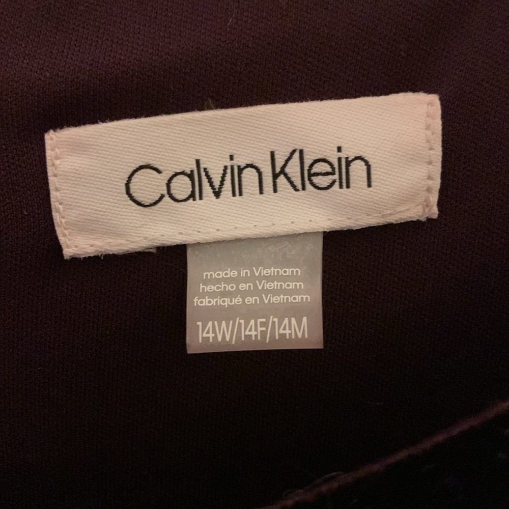 NWT CALVIN KLEIN Velvet Dress - Picture 5 of 5